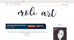 Desktop Screenshot of moli-art.com