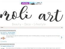 Tablet Screenshot of moli-art.com